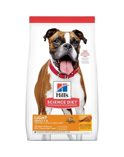 HILL'S Science Plan Adult Light Medium hrană uscată, light pentru câini de talie medie 14 kg HILL'S Science Plan Adult Light Medium hrană uscată, light pentru câini de talie medie 14 kg
