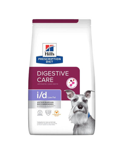 HILL'S Prescription Diet Digestive Care i/d ActivBiome Canine Low Fat chicken 1,5 kg hrana pentru caini cu sistem digestiv sensibil HILL'S Prescription Diet Digestive Care i/d ActivBiome Canine Low Fat chicken 1,5 kg hrana pentru caini cu sistem digestiv sensibil