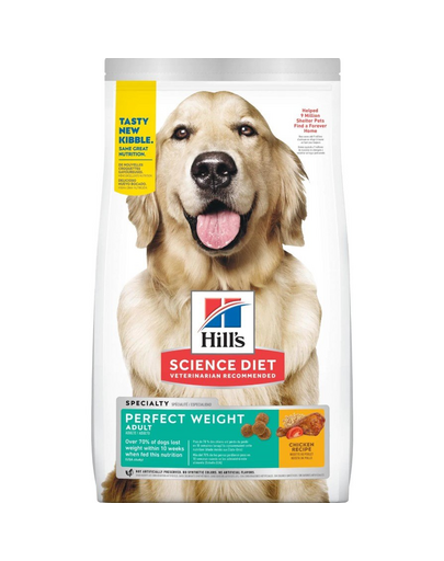 HILL'S Science Plan Adult 1+ Perfect Weight Large hrană uscată pentru câini de talie mare, cu pui 12 kg HILL'S Science Plan Adult 1+ Perfect Weight Large hrană uscată pentru câini de talie mare, cu pui 12 kg