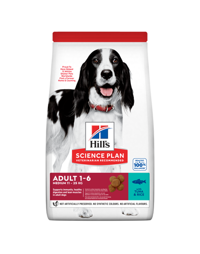 HILL'S Science Plan Canine Adult Advanced Fitness Tuna&Rice 12 kg hrana uscata pentru caini atletici HILL'S Science Plan Canine Adult Advanced Fitness Tuna&Rice 12 kg hrana uscata pentru caini atletici