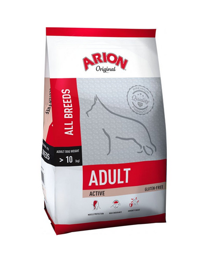 ARION Original Adult Active All Breeds 12 kg hrana caini adulti toate rasele ARION Original Adult Active All Breeds 12 kg hrana caini adulti toate rasele