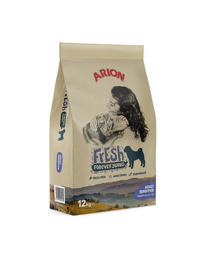 ARION Fresh Adult Sensitive 12kg Hrana uscata caini sensibili, cu pui si orez ARION Fresh Adult Sensitive 12kg Hrana uscata caini sensibili, cu pui si orez