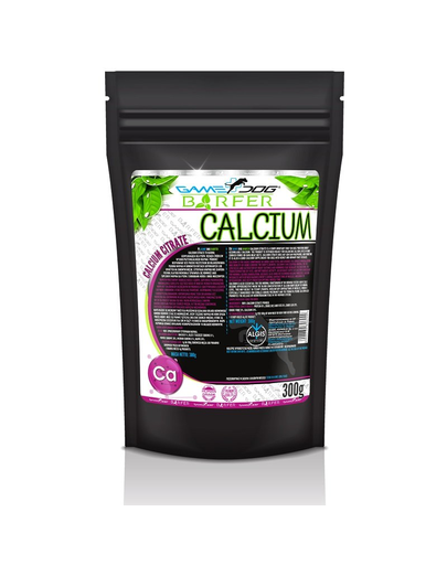 GAME DOG BARFER Calcium Citrate Supliment alimentar pentru caini, cu citrat de calciu 300 g GAME DOG BARFER Calcium Citrate Supliment alimentar pentru caini, cu citrat de calciu 300 g