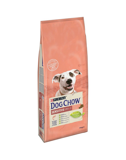 Purina Dog Chow Adult Sensitive hrana uscata caini adulti cu sistem digestiv sensibil, cu somon 14 kg Purina Dog Chow Adult Sensitive hrana uscata caini adulti cu sistem digestiv sensibil, cu somon 14 kg