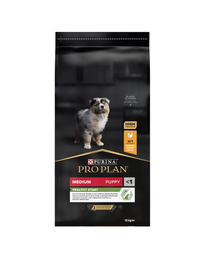PURINA PRO PLAN MEDIUM PUPPY Hrana uscata pentru catei talie medie 12kg PURINA PRO PLAN MEDIUM PUPPY Hrana uscata pentru catei talie medie 12kg