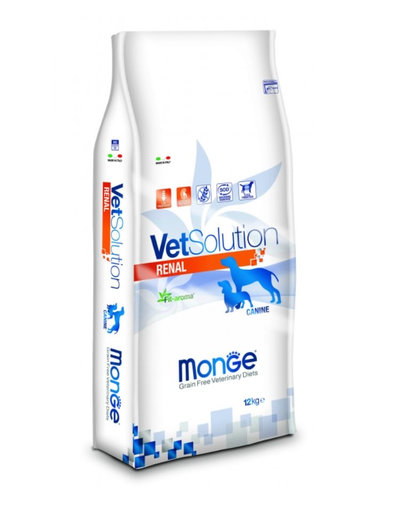 MONGE Vet Solution Dog Renal hrana dietetica pentru caini pentru sustinerea functiei renale 12 kg MONGE Vet Solution Dog Renal hrana dietetica pentru caini pentru sustinerea functiei renale 12 kg