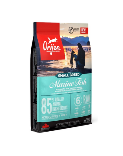ORIJEN Small Breed Marine Fish 4,5 kg hrana caini adulti talie mica ORIJEN Small Breed Marine Fish 4,5 kg hrana caini adulti talie mica