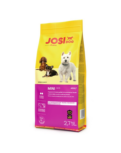 JOSERA JosiDog Mini 2,7 kg hrana caini adulti rase mici si miniaturale JOSERA JosiDog Mini 2,7 kg hrana caini adulti rase mici si miniaturale