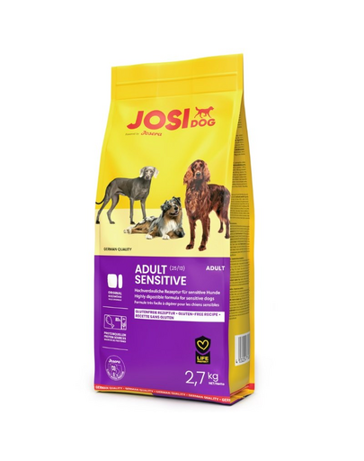 JOSERA JosiDog Adult Sensitive 2,7kg sistem digestiv sensibil hrana caine adult JOSERA JosiDog Adult Sensitive 2,7kg sistem digestiv sensibil hrana caine adult