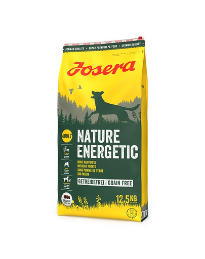 JOSERA Nature Energetic 12,5 kg hrana fara cereale pentru caini activi adulti JOSERA Nature Energetic 12,5 kg hrana fara cereale pentru caini activi adulti