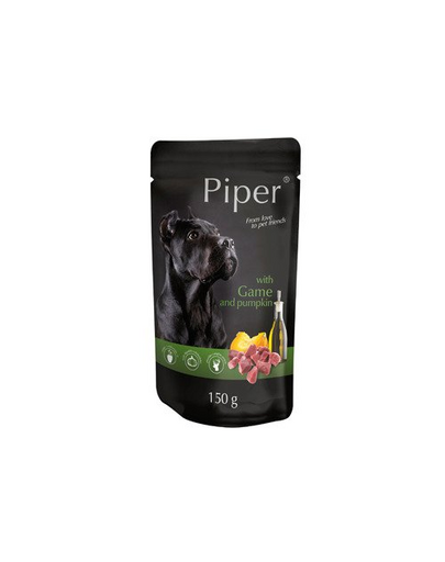 DOLINA NOTECI PIPER Hrana umeda pentru caini, cu carne de caprioara si dovleac, 150g DOLINA NOTECI PIPER Hrana umeda pentru caini, cu carne de caprioara si dovleac, 150g