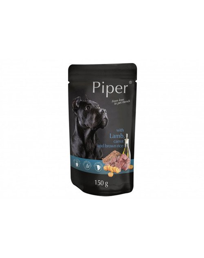 DOLINA NOTECI PIPER - Hrană umedă pentru câini adulți - miel, morcov și orez - 150 g DOLINA NOTECI PIPER - Hrană umedă pentru câini adulți - miel, morcov și orez - 150 g