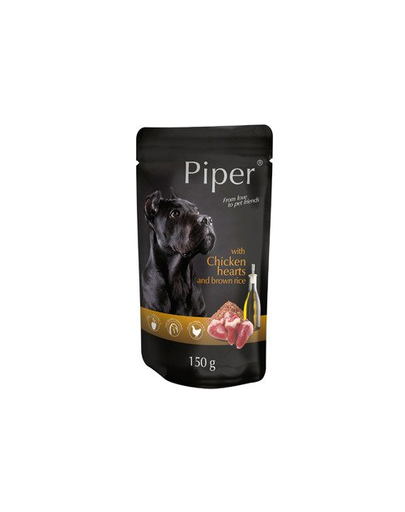 DOLINA NOTECI PIPER Hrana umeda pentru caini adulti, cu inimă de pui și orez 150 g DOLINA NOTECI PIPER Hrana umeda pentru caini adulti, cu inimă de pui și orez 150 g