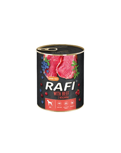 DOLINA NOTECI RAFI Beef Conserve hrana umeda caini, cu vita 5 x 800 g DOLINA NOTECI RAFI Beef Conserve hrana umeda caini, cu vita 5 x 800 g