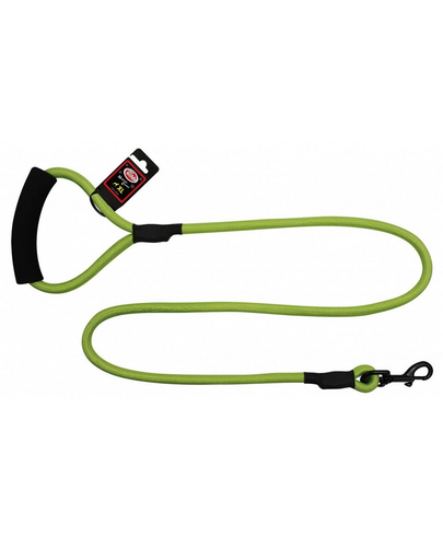 PET NOVA Lesa verde deschis pentru caini, cu maner 120 cm / 1,2 cm PET NOVA Lesa verde deschis pentru caini, cu maner 120 cm / 1,2 cm