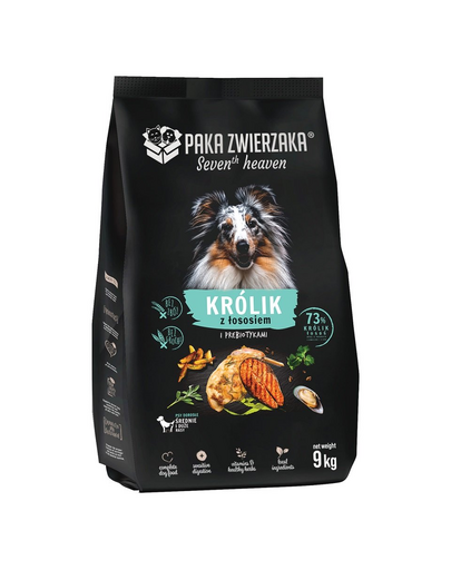 PAKA ZWIERZAKA Seventh Heaven Sac hrana caini talie medie, cu iepure si somon 9kg PAKA ZWIERZAKA Seventh Heaven Sac hrana caini talie medie, cu iepure si somon 9kg