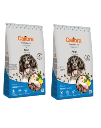 CALIBRA Dog Premium Line Adult hrana uscata pentru caini adult 24 kg (2 x 12 kg) CALIBRA Dog Premium Line Adult hrana uscata pentru caini adult 24 kg (2 x 12 kg)