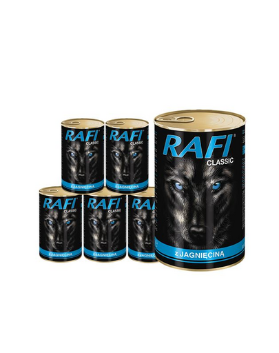 DOLINA NOTECI RAFI Classic Conserve caini, cu miel in sos 20x1240 g DOLINA NOTECI RAFI Classic Conserve caini, cu miel in sos 20x1240 g