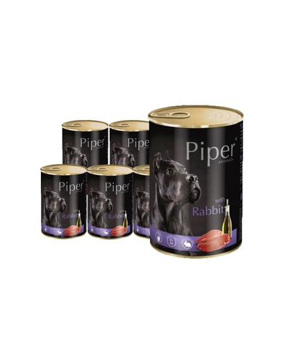 DOLINA NOTECI PIPER hrana umeda cu iepure pentru caini adulti 12x800 g DOLINA NOTECI PIPER hrana umeda cu iepure pentru caini adulti 12x800 g