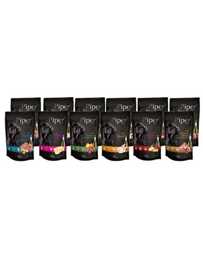 DOLINA NOTECI PIPER Set hrana umeda caini, mix sortimente 12x500 g DOLINA NOTECI PIPER Set hrana umeda caini, mix sortimente 12x500 g