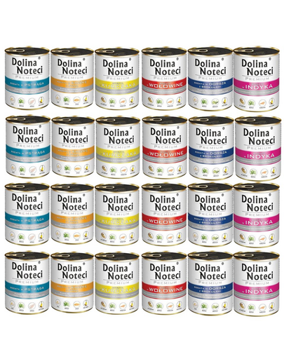 DOLINA NOTECI Premium Set conserve hrana caine, cu sortiment mixt 24x800g DOLINA NOTECI Premium Set conserve hrana caine, cu sortiment mixt 24x800g