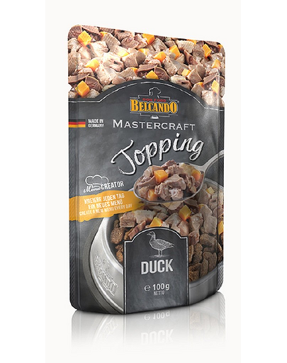 BELCANDO Mastercraft Topping rata si ignama 24x100 g plic hrana caine BELCANDO Mastercraft Topping rata si ignama 24x100 g plic hrana caine
