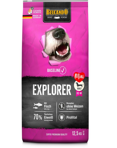 BELCANDO Baseline Explorer 2 x 12,5 kg hrana caini adulti talie mica, medie BELCANDO Baseline Explorer 2 x 12,5 kg hrana caini adulti talie mica, medie