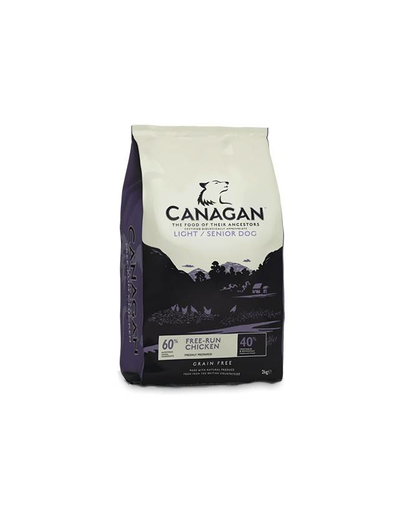 CANAGAN Dog Senior Light Free-Range Chicken 12 kg hrana caini castrati, supraponderali, senior CANAGAN Dog Senior Light Free-Range Chicken 12 kg hrana caini castrati, supraponderali, senior