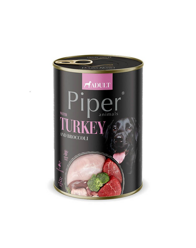 DOLINA NOTECI PIPER Hrana umeda pentru caini adulti 400g curcan si broccoli DOLINA NOTECI PIPER Hrana umeda pentru caini adulti 400g curcan si broccoli