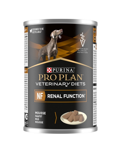 PURINA PRO PLAN Veterinary Diets Canine NF Renal Function 400 g mousse hrana umeda pentru caini PURINA PRO PLAN Veterinary Diets Canine NF Renal Function 400 g mousse hrana umeda pentru caini