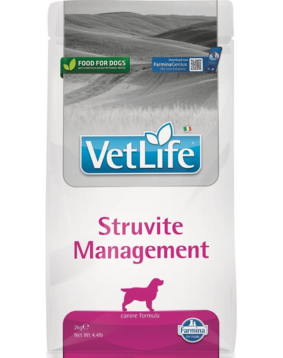 FARMINA Vet Life Dog Struvite Canine 2 kg Hrana caine cu probleme ale tractului urinar inferior FARMINA Vet Life Dog Struvite Canine 2 kg Hrana caine cu probleme ale tractului urinar inferior