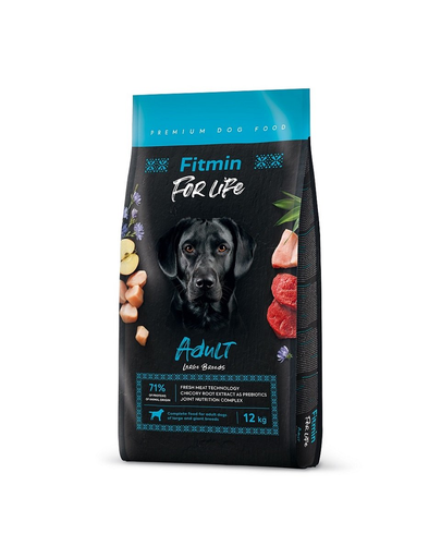 FITMIN Dog For Life Adult large breed 12 kg hrana caini talie mare FITMIN Dog For Life Adult large breed 12 kg hrana caini talie mare