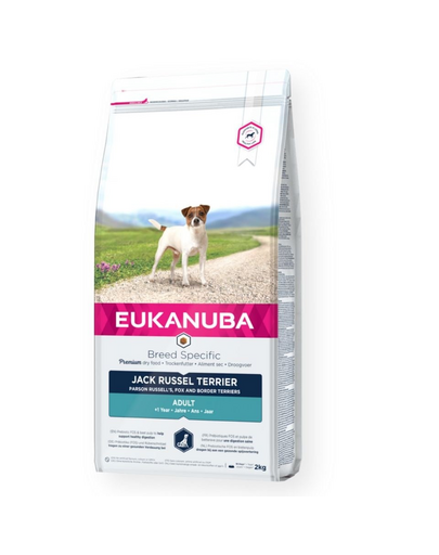 EUKANUBA Breed Specific Jack Russell Terrier Adult Chicken 2 kg hrana caini, cu pui EUKANUBA Breed Specific Jack Russell Terrier Adult Chicken 2 kg hrana caini, cu pui