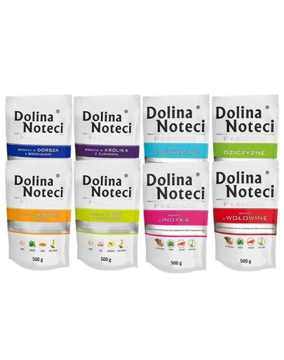 DOLINA NOTECI Premium Mix Plicuri hrana caine, mix sortimente fara pui 30x500g DOLINA NOTECI Premium Mix Plicuri hrana caine, mix sortimente fara pui 30x500g