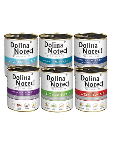 DOLINA NOTECI Premium Hrana umeda pentru caine adult, mix sortimente 30x800g DOLINA NOTECI Premium Hrana umeda pentru caine adult, mix sortimente 30x800g
