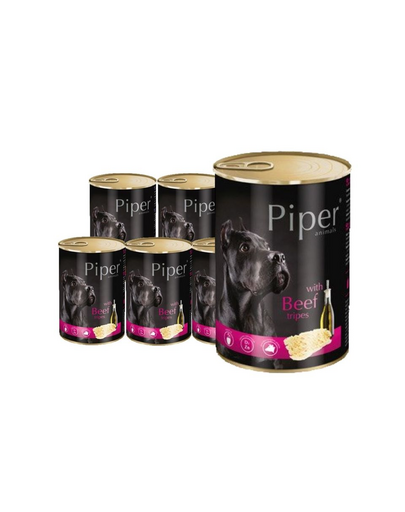 DOLINA NOTECI PIPER Set hrana umeda caini adulti 24x400 g cu stomac de vita DOLINA NOTECI PIPER Set hrana umeda caini adulti 24x400 g cu stomac de vita