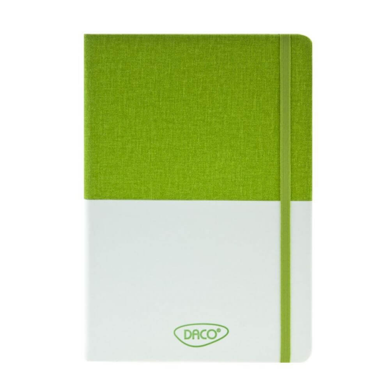 Agenda Dictando Nedatata DACO, 160 File, 10.5x14.8 cm, Format A6, 70 g/m², Alb-verde Agenda Dictando Nedatata DACO, 160 File, 10.5x14.8 cm, Format A6, 70 g/m², Alb-verde