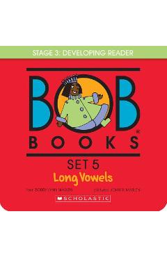 Bob Books - Long Vowels Box Set Phonics, Ages 4 and Up, Kindergarten, First Grade (Stage 3: Developing Reader) - Bobby Lynn Maslen Bob Books - Long Vowels Box Set Phonics, Ages 4 and Up, Kindergarten, First Grade (Stage 3: Developing Reader) - Bobby Lynn Maslen