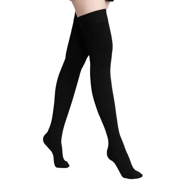 Ciorapi compresivi dama Genunchi compresivi Ciorapi compresivi impotriva varicelor negru 4XL Ciorapi compresivi dama Genunchi compresivi Ciorapi compresivi impotriva varicelor negru 4XL