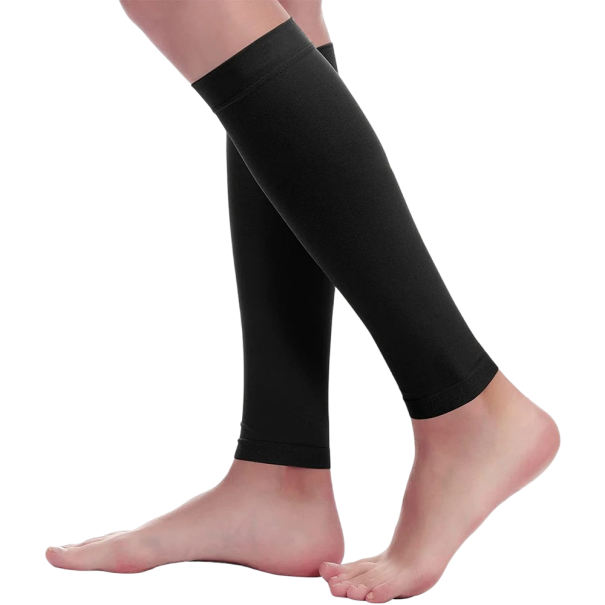 Ciorapi de compresie pentru femei, fără degete, genunchi, ciorapi de compresie anti varice V312 negru 3XL Ciorapi de compresie pentru femei, fără degete, genunchi, ciorapi de compresie anti varice V312 negru 3XL