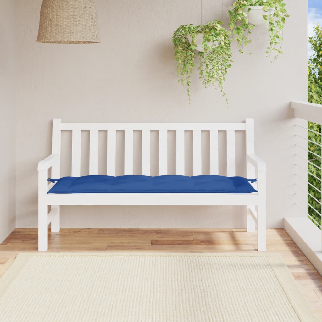 vidaXL Pernă bancă de grădină, albastru, 150x50x7 cm, material oxford vidaXL Pernă bancă de grădină, albastru, 150x50x7 cm, material oxford