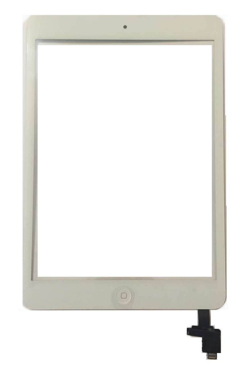 Touchscreen Digitizer Apple iPad Mini 2 A1489 A1490 A1491 cu buton home si cip IC Alb Geam Sticla Tableta Touchscreen Digitizer Apple iPad Mini 2 A1489 A1490 A1491 cu buton home si cip IC Alb Geam Sticla Tableta