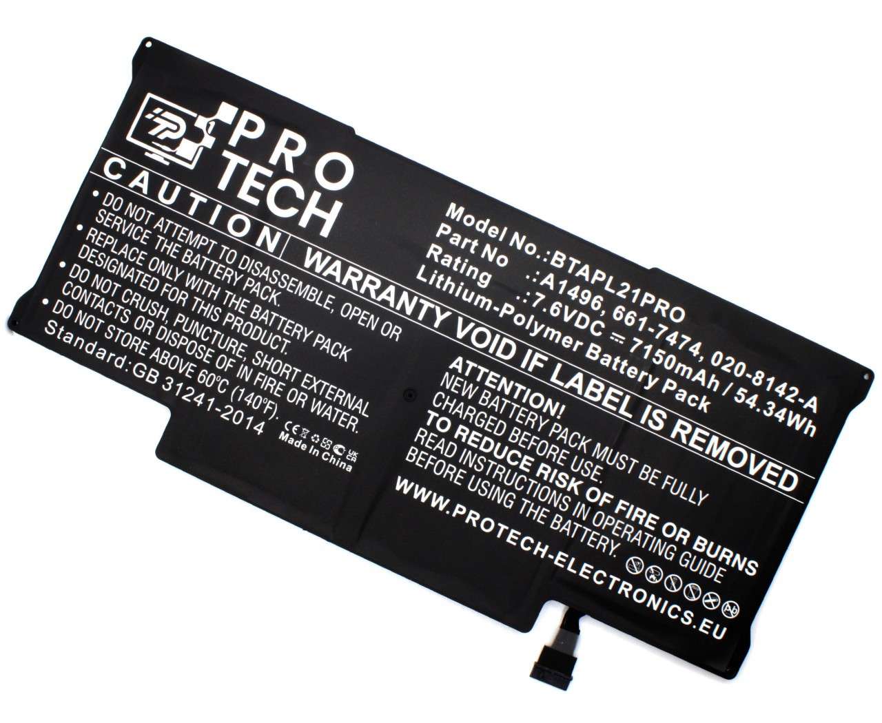 Baterie Apple Macbook Air 13 A1466 Early 2015 Protech High Quality Replacement Baterie Apple Macbook Air 13 A1466 Early 2015 Protech High Quality Replacement