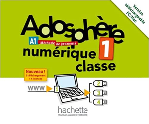 Adosphere 1 : Manuel numerique enrichi pour l'enseignant (carte de telechargement) |