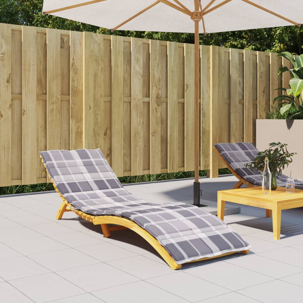 vidaXL Pernă de șezlong, roșu carouri, 200x60x3 cm, textil oxford vidaXL Pernă de șezlong, roșu carouri, 200x60x3 cm, textil oxford