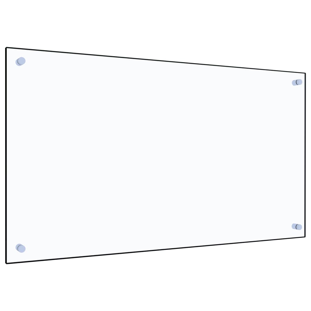 vidaXL Panou antistropi bucătărie transparent 90x50 cm sticlă securiz. vidaXL Panou antistropi bucătărie transparent 90x50 cm sticlă securiz.