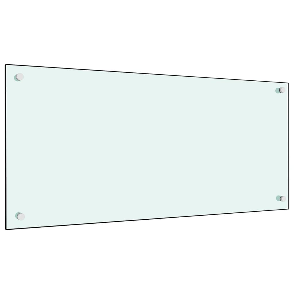 vidaXL Panou antistropi de bucătărie, alb, 90x40 cm, sticlă securizată vidaXL Panou antistropi de bucătărie, alb, 90x40 cm, sticlă securizată