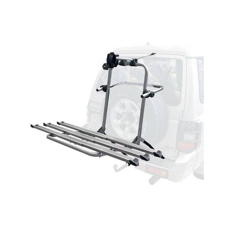 Suport biciclete Menabo Boa 3 pentru 3 biciclete cu prindere pe roata de rezerva Suport biciclete Menabo Boa 3 pentru 3 biciclete cu prindere pe roata de rezerva