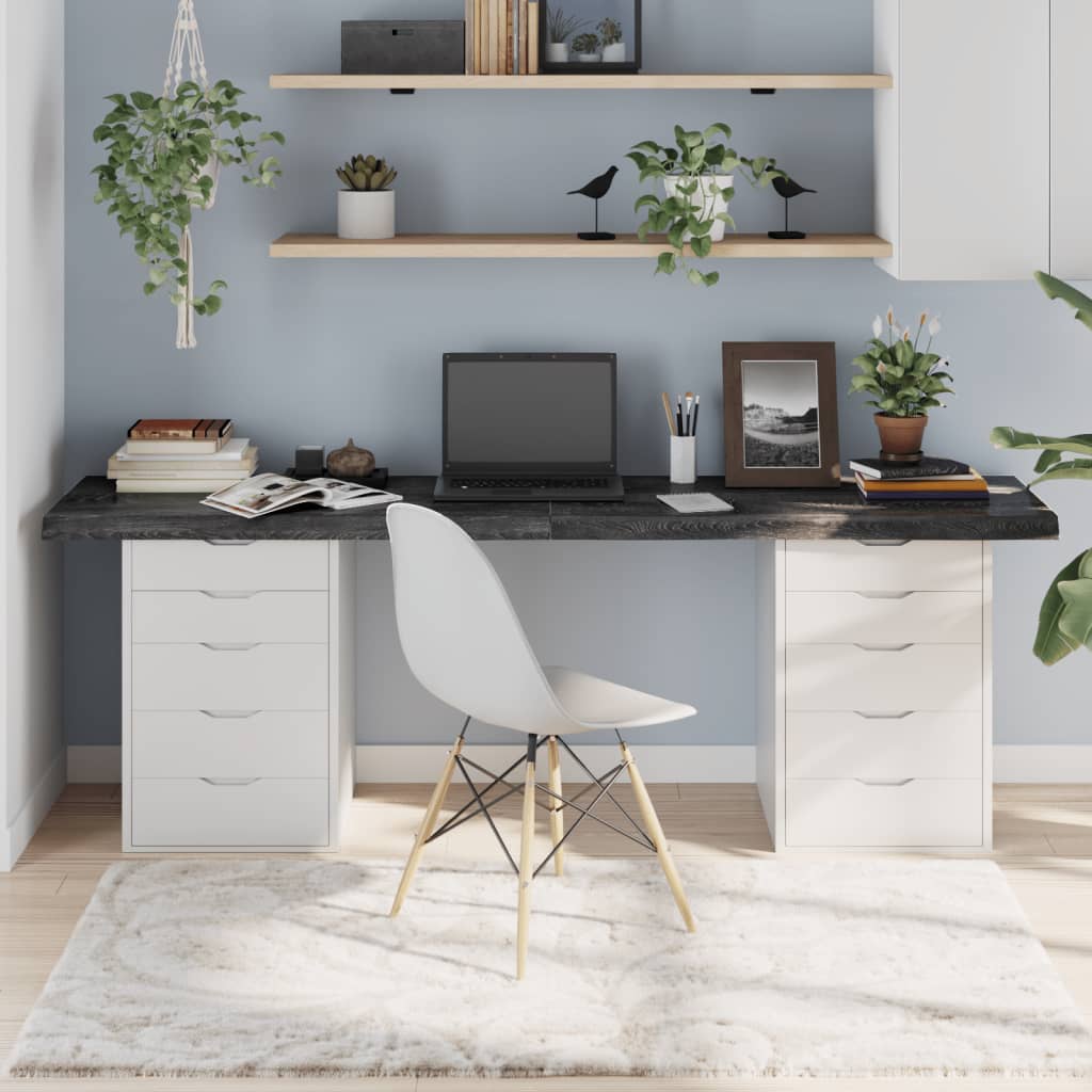 vidaXL Blat de masă maro 200x60x(2-6) cm, lemn masiv stejar tratat vidaXL Blat de masă maro 200x60x(2-6) cm, lemn masiv stejar tratat