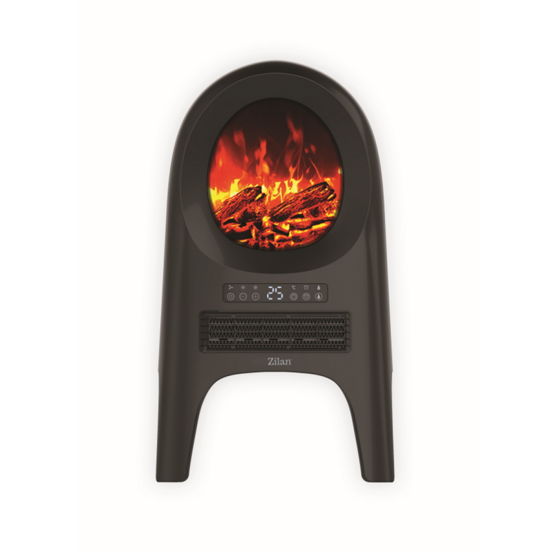 Aeroterma ceramica tip semineu Zilan ZLN5664 Neagra, cu animatie, telecomanda, putere 2000W Aeroterma ceramica tip semineu Zilan ZLN5664 Neagra, cu animatie, telecomanda, putere 2000W